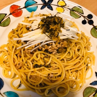 ピリ辛高菜パスタ